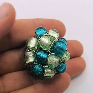 Unique multiblue ring